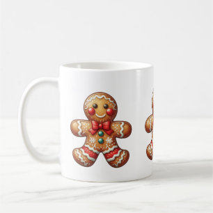 Taza De Café Navidades Gingerbread Men