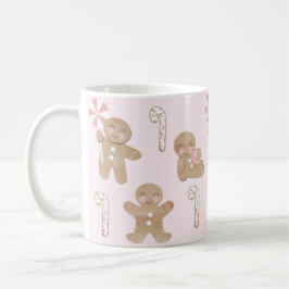 Taza De Café Navidades Gingerbread Pink