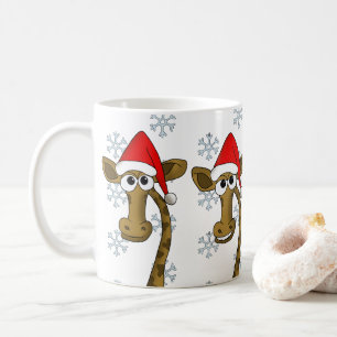Taza De Café Navidades giraffe