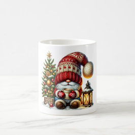 Taza De Café Navidades gnome Navidades acogedores y cómodos gno