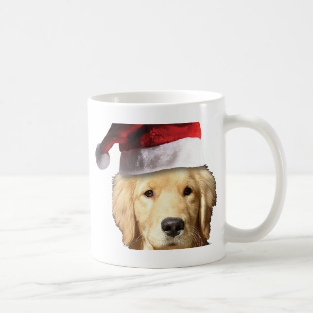 Taza De Café Navidades Golden Retriever (Derecha)