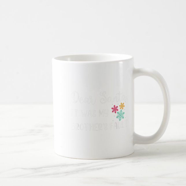 Taza De Café Navidades Graciosos Cita Querido Papá Noel Era Mi  (Derecha)