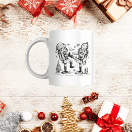 Taza De Café Navidades graciosos de chistes
