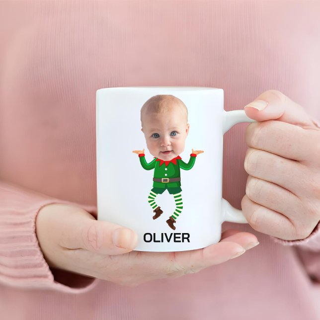 Taza De Café Navidades graciosos Elf (Subido por el creador)