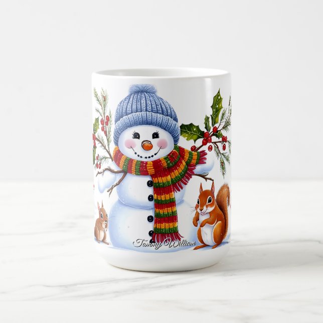 Taza De Café Navidades graciosos modernos y de moda (Centro)