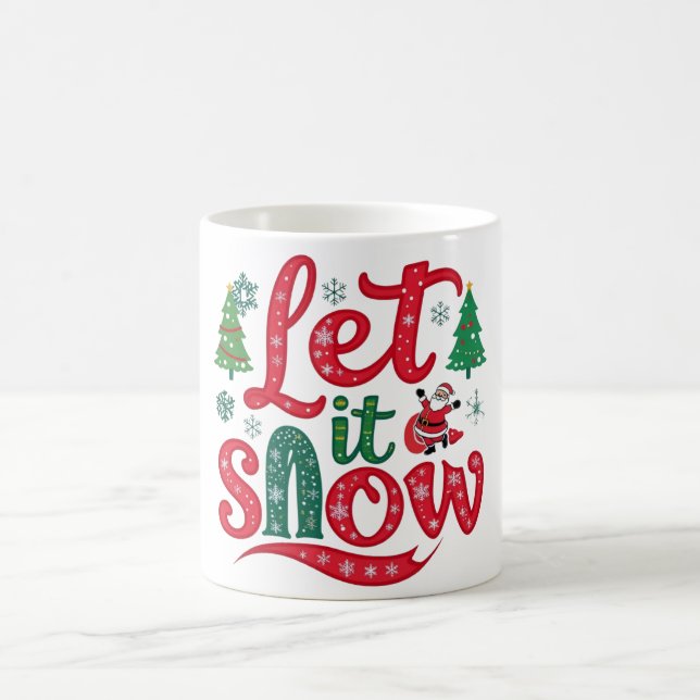 Taza De Café Navidades graciosos se tapan para alegrar tu día (Centro)