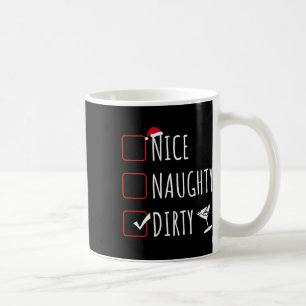 Taza De Café Navidades graciosos y traviesos Dirty Martini
