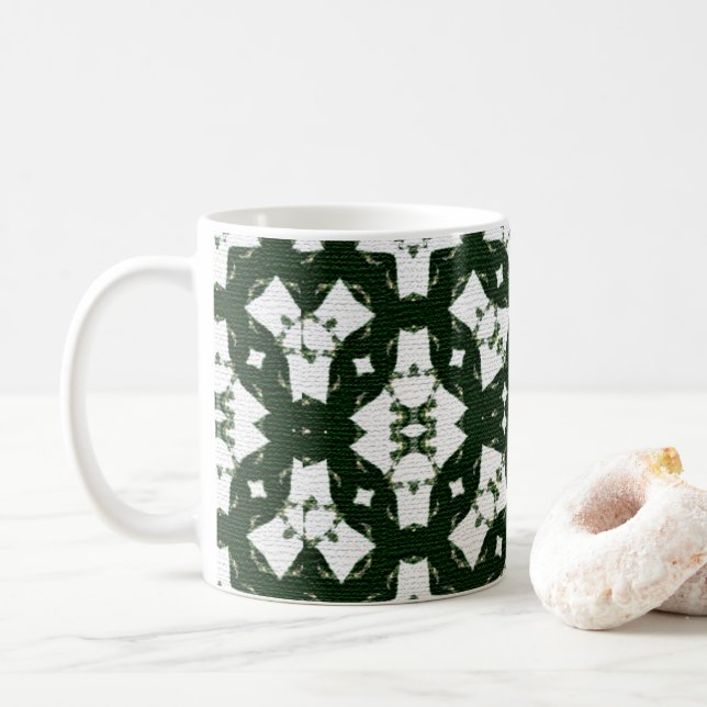 Taza De Café Navidades Green Garland (Con donut)