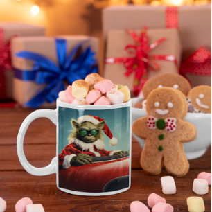 Taza De Café Navidades Green Goblin #8 conduciendo un auto depo