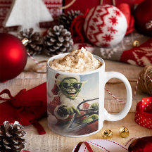 Navidades Green Goblin Mug #2