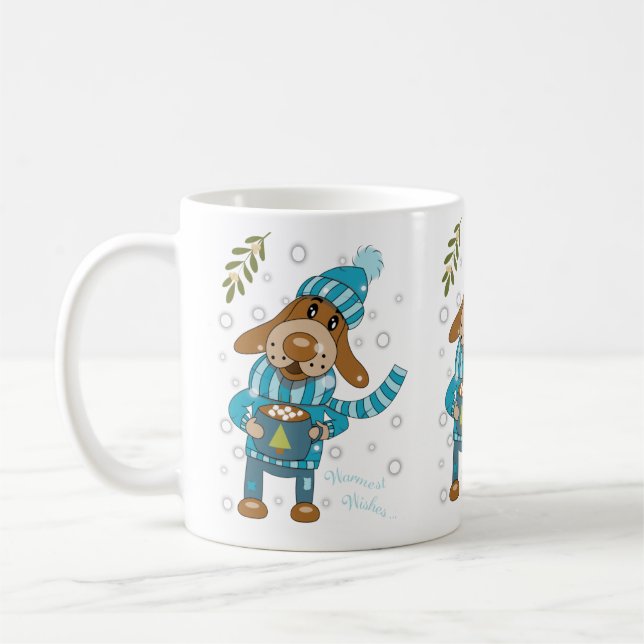 Taza De Café Navidades guapos beber café caliente marea de vaca (Izquierda)