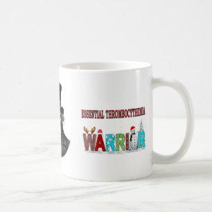 Taza De Café Navidades guerreros esenciales de la trombocitemia