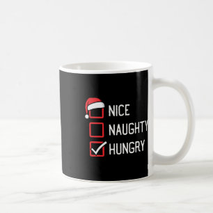 Taza De Café Navidades hambrientos de Nice Naughty List