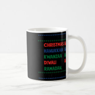 Taza De Café Navidades Hanukkah Kwanzaa Diwali Ramadan Gracioso