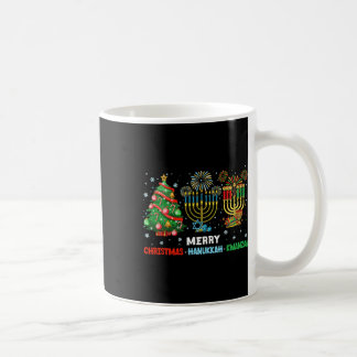 Taza De Café Navidades Hanukkah Kwanzaa Felices Fiestas coincid