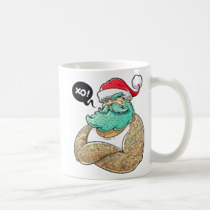 Taza De Café Navidades Hipsta Santa Claus