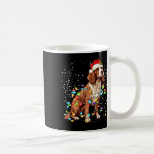 Taza De Café Navidades hispanos de perro de Springer ingleses a