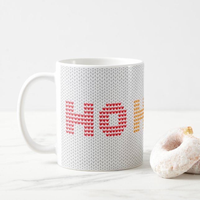 Taza De Café Navidades Ho Ho Ho (Con donut)
