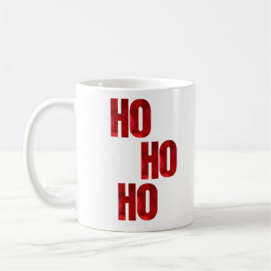 Taza De Café Navidades Ho Ho Ho Ho Red Starlight