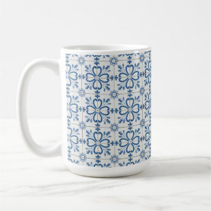 Taza De Café Navidades hojas y pétalos de flores