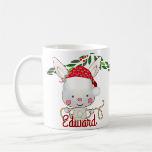 Taza De Café Navidades Holiday Bunny