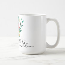 Navidades Holiday Floral Motivational Mug