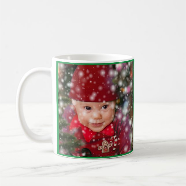 Taza De Café Navidades Holiday Gift Mug - Personalizar (Izquierda)