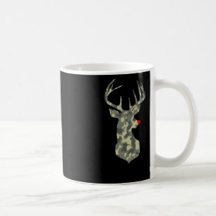 Taza De Café Navidades Holiday Rudolf Reindeer Red Nose Camo Hu