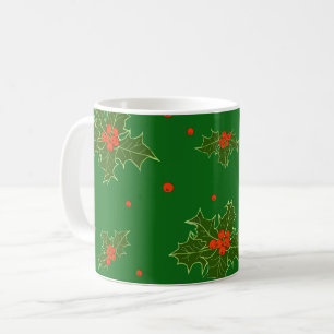 Taza De Café Navidades Holly