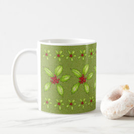 Taza De Café Navidades Holly Mug