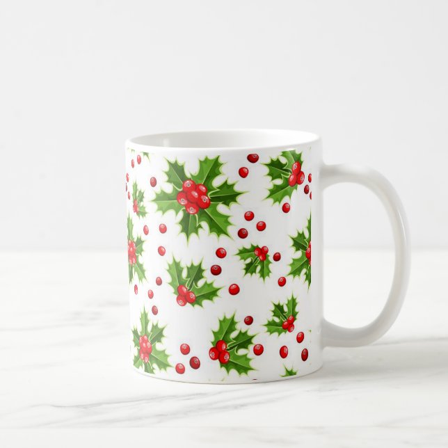 Taza De Café Navidades Holly Mug (Derecha)