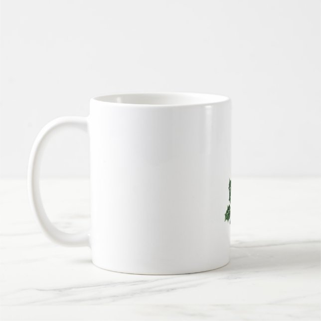 Taza De Café Navidades holly tree mug (Izquierda)
