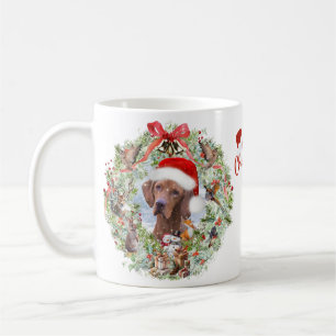 Taza De Café Navidades húngaros de Vizsla