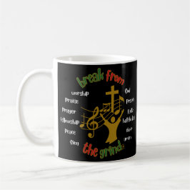Taza De Café Navidades Iglesia de veneración BFTG Café Mug