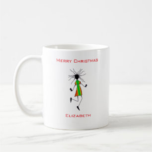 Taza De Café Navidades impresionantes y elegantes Vibe