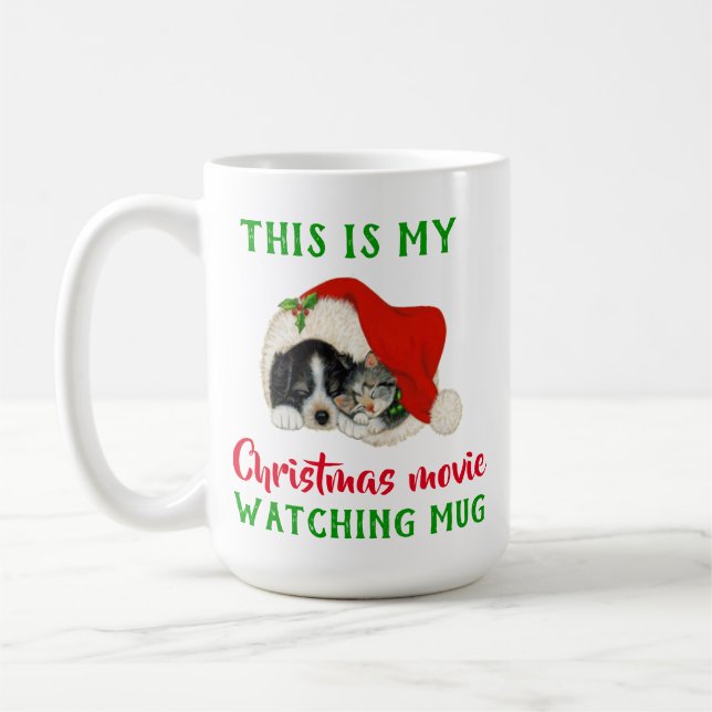 Taza De Café Navidades inteligentes película viendo cosecha (Izquierda)