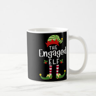 Taza De Café Navidades involucrados Elf coincidiendo con Pajama