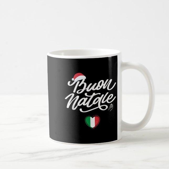 Taza De Café Navidades italianos Buon Natale, Orgullo italiano (Derecha)