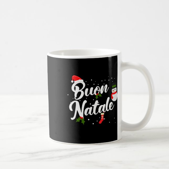 Taza De Café Navidades italianos de Buon natale (Derecha)