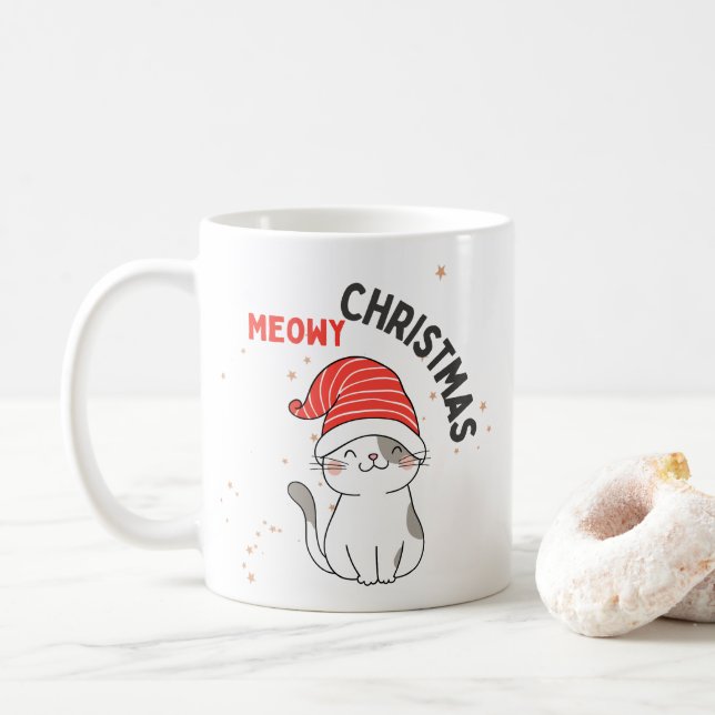 Taza De Café navidades lindos (Con donut)