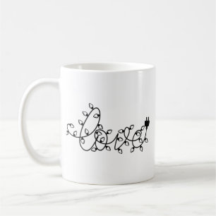 Taza De Café Navidades Luces Love Text-45871