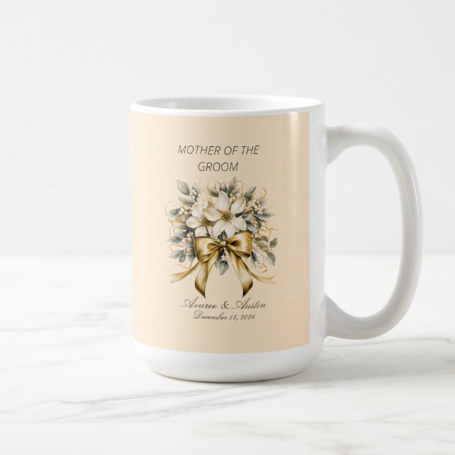 Taza De Café Navidades Madre del Groom (Derecha)