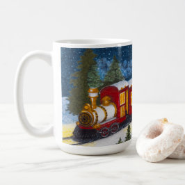 Taza De Café Navidades Magia Vintage Red Steam