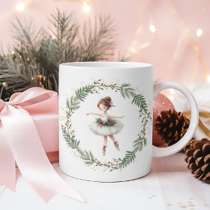Taza De Café Navidades mágicos de Cute Ballerina