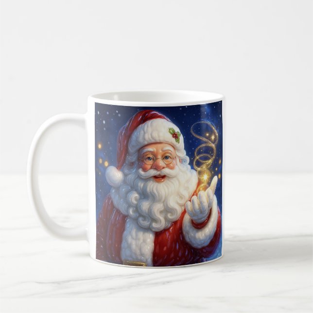 Taza De Café Navidades mágicos de Santa (Izquierda)