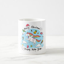 Navidades mágicos Unicorn Mug