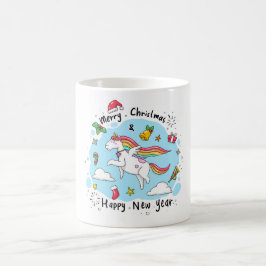 Taza De Café Navidades mágicos Unicorn Mug