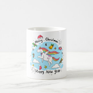 Taza De Café Navidades mágicos Unicorn Mug