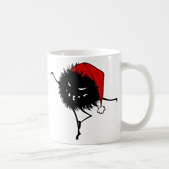 Taza De Café Navidades malvados bailando en toros (Derecha)