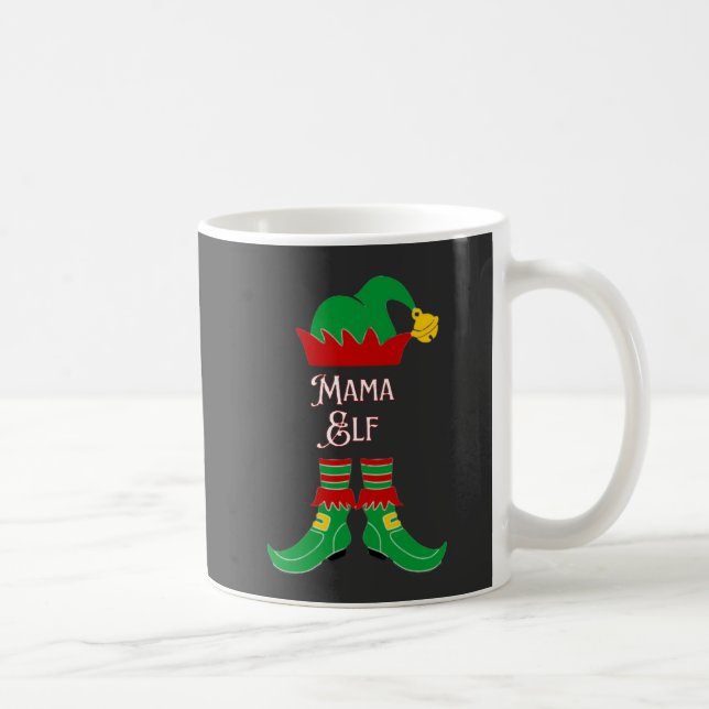 Taza De Café Navidades Mama Elf (Derecha)